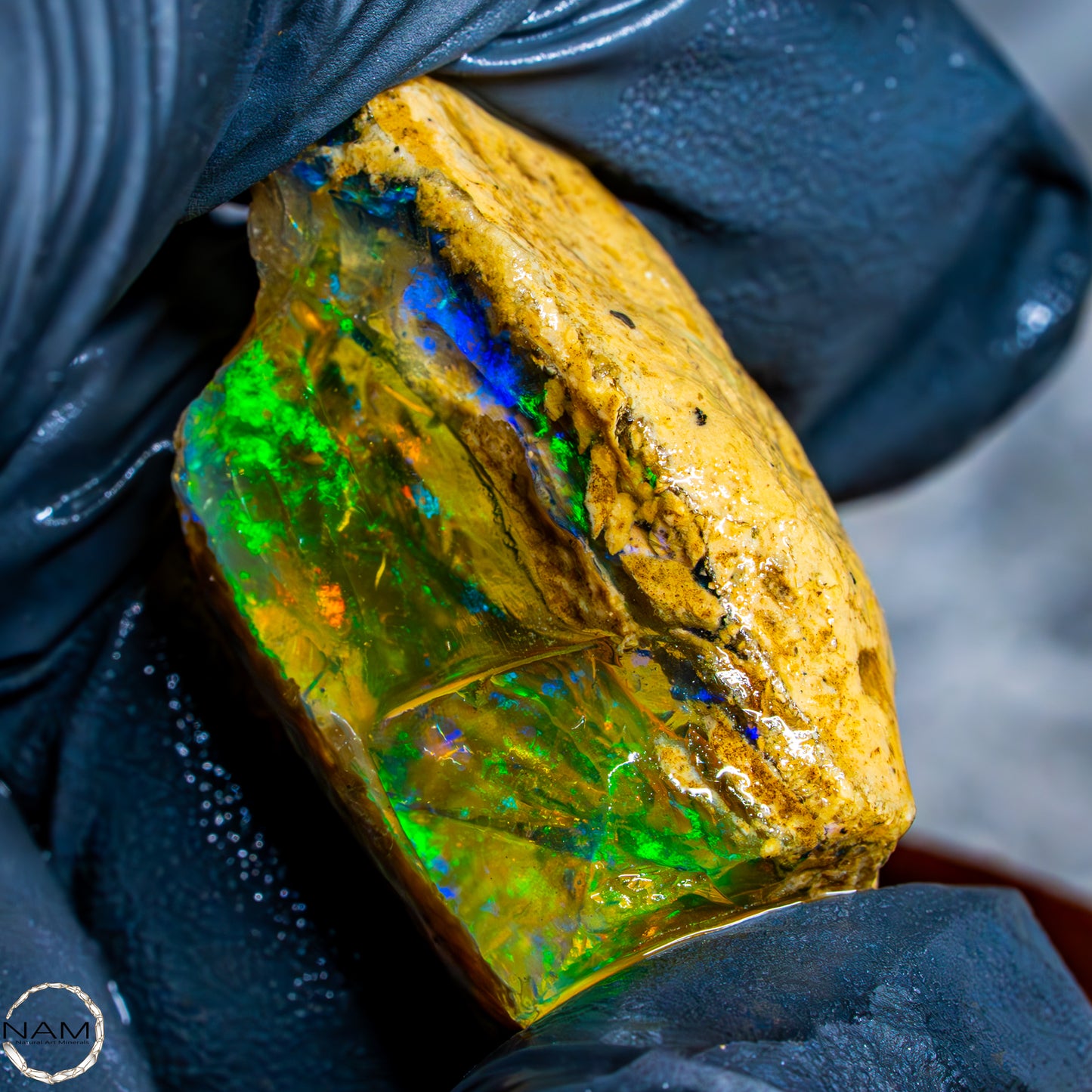 Seltener Natürlicher Großer Kristall-Opal, Äthiopien -12,49g