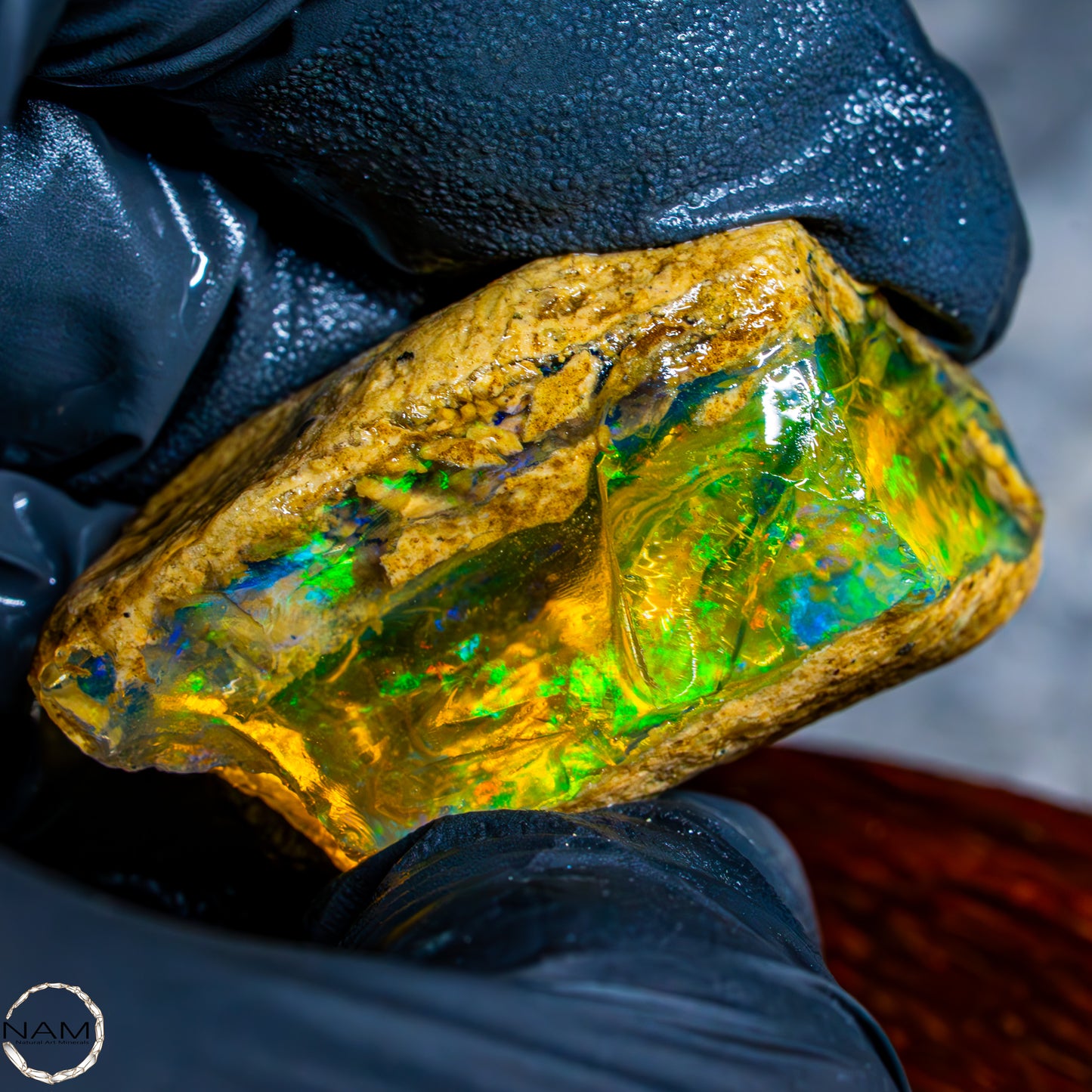 Seltener Natürlicher Großer Kristall-Opal, Äthiopien -12,49g