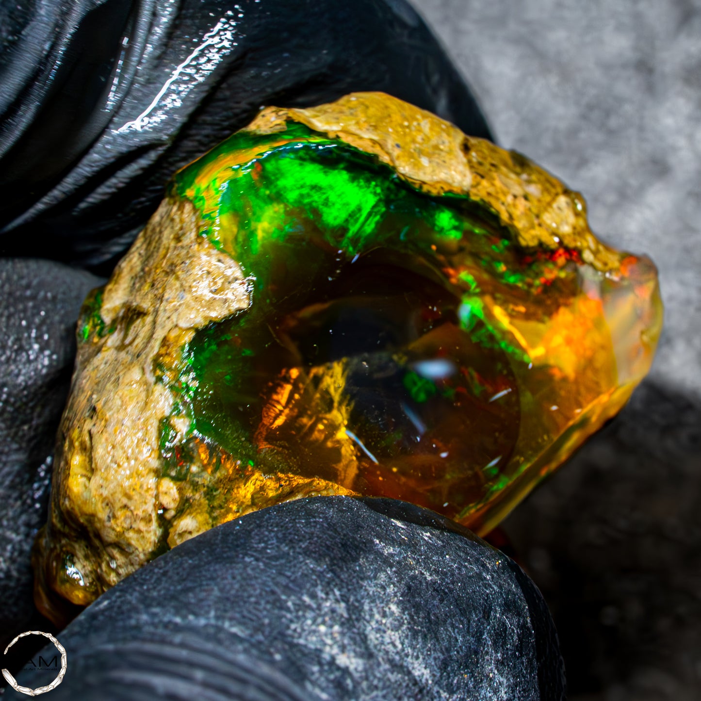 Seltener Natürlicher Großer Kristall-Opal, Äthiopien - 65,05 ct
