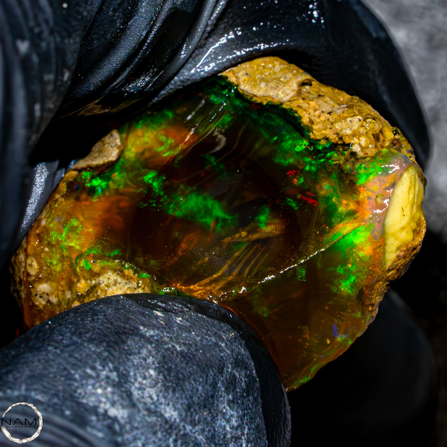 Seltener Natürlicher Großer Kristall-Opal, Äthiopien - 65,05 ct
