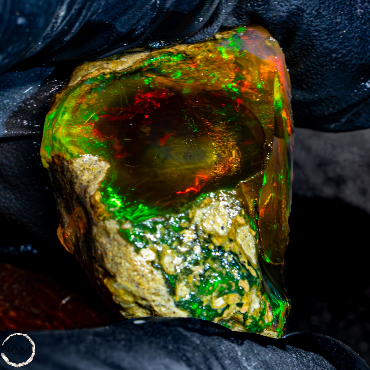 Seltener Natürlicher Großer Kristall-Opal, Äthiopien - 65,05 ct