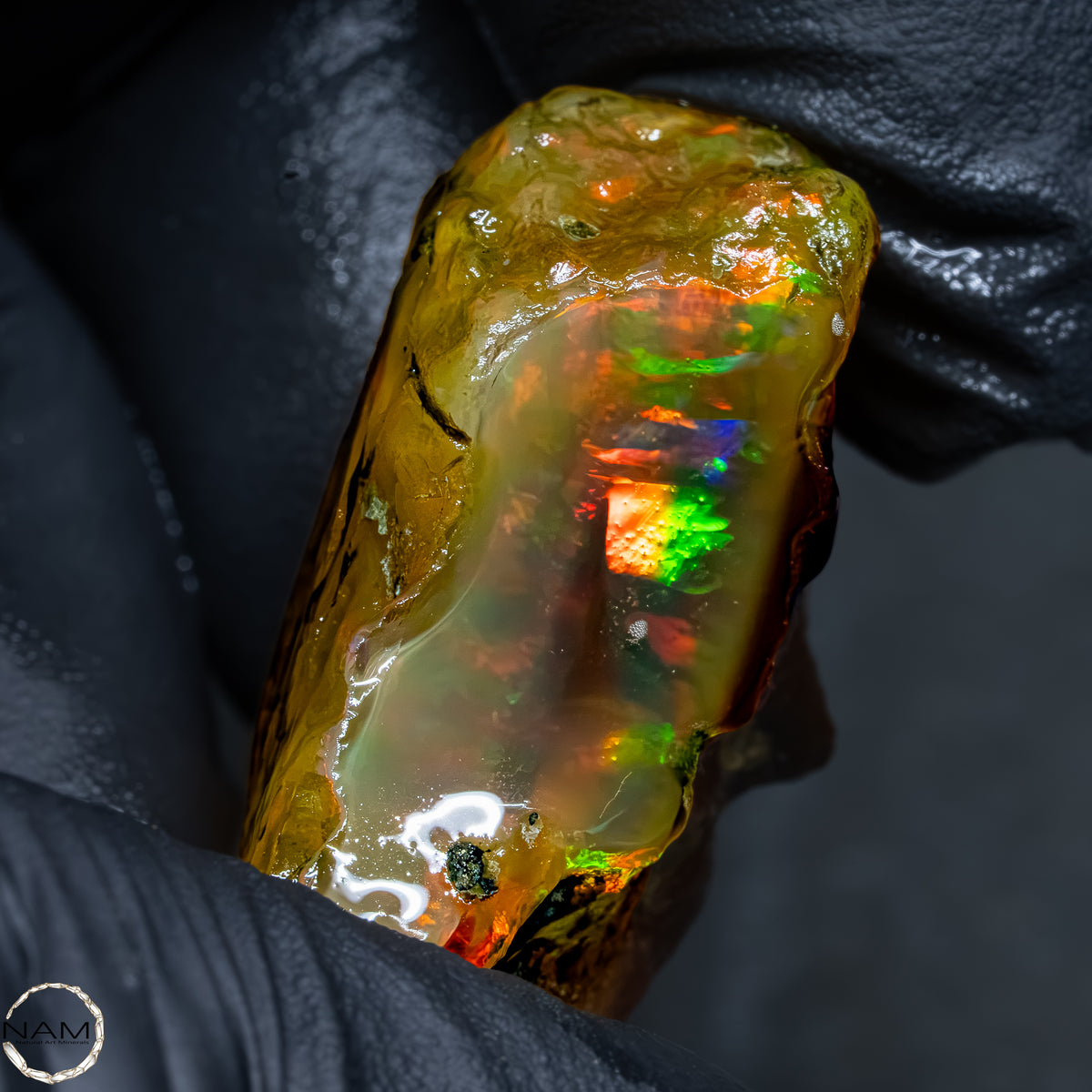 Seltener Natürlicher Kristall-Opal, Äthiopien -12,41g - 62,05Ct