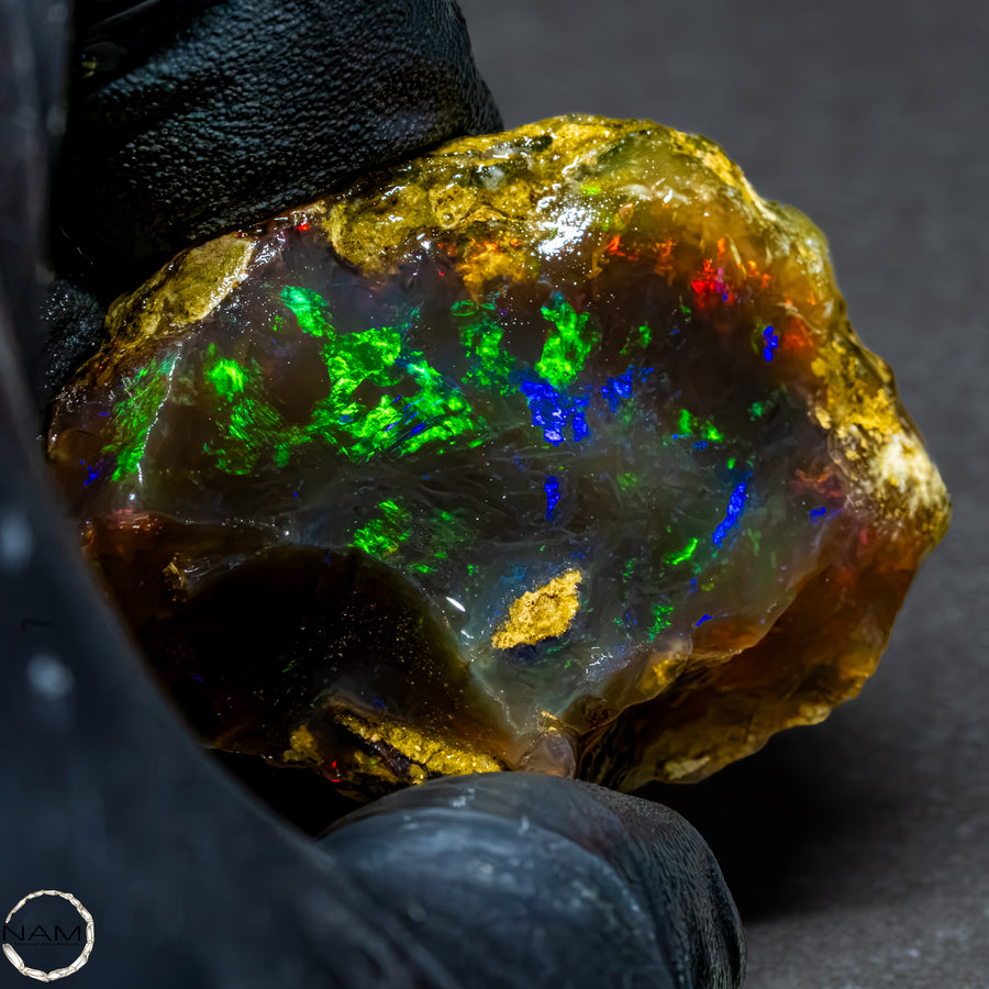Seltener Natürlicher Kristall-Opal, Äthiopien -21,28g -106,4Ct