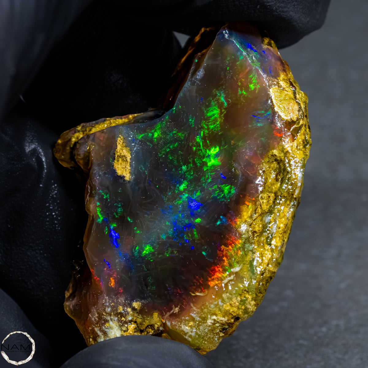 Seltener Natürlicher Kristall-Opal, Äthiopien -21,28g -106,4Ct