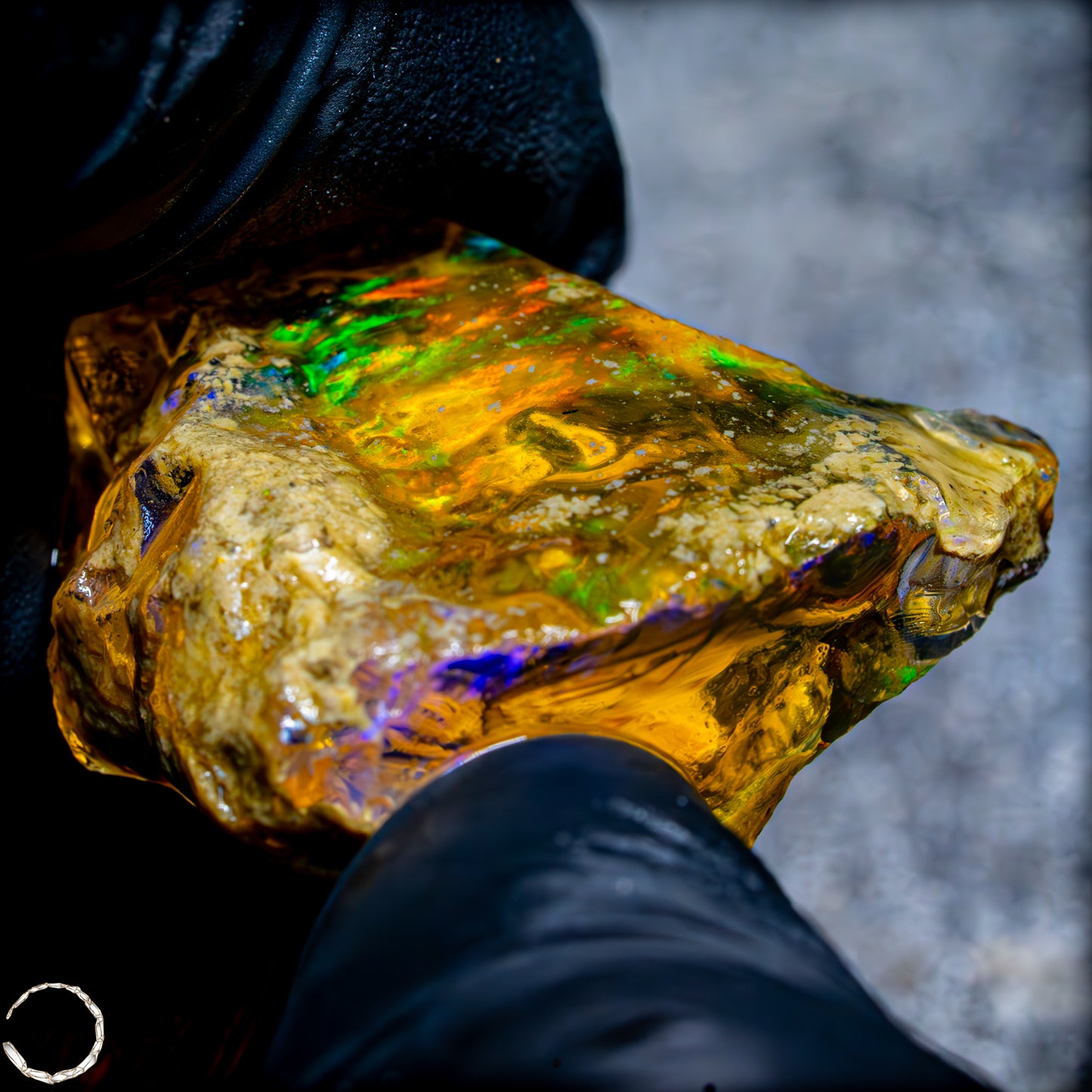 Seltener Natürlicher Großer Kristall-Opal, Äthiopien - 76,65 ct