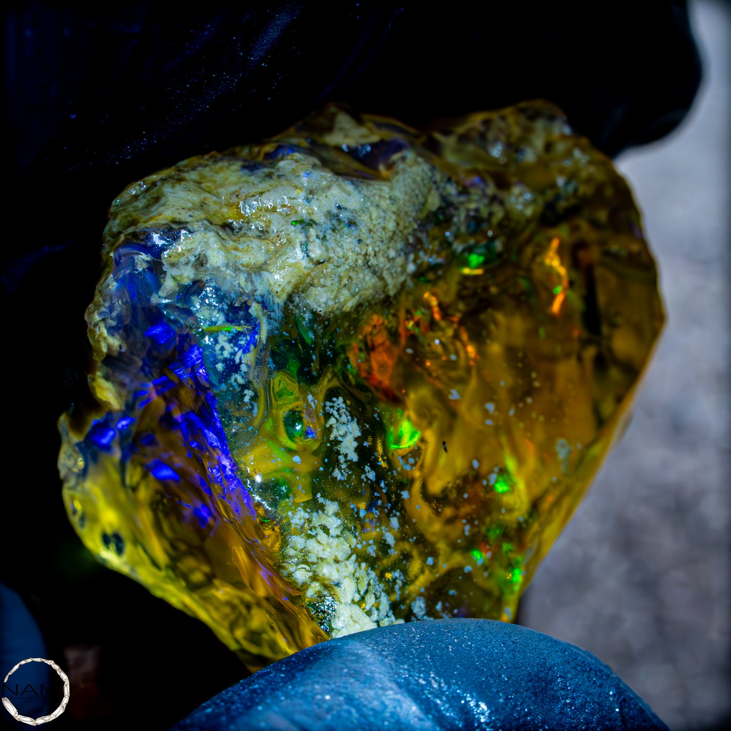 Seltener Natürlicher Großer Kristall-Opal, Äthiopien - 76,65 ct