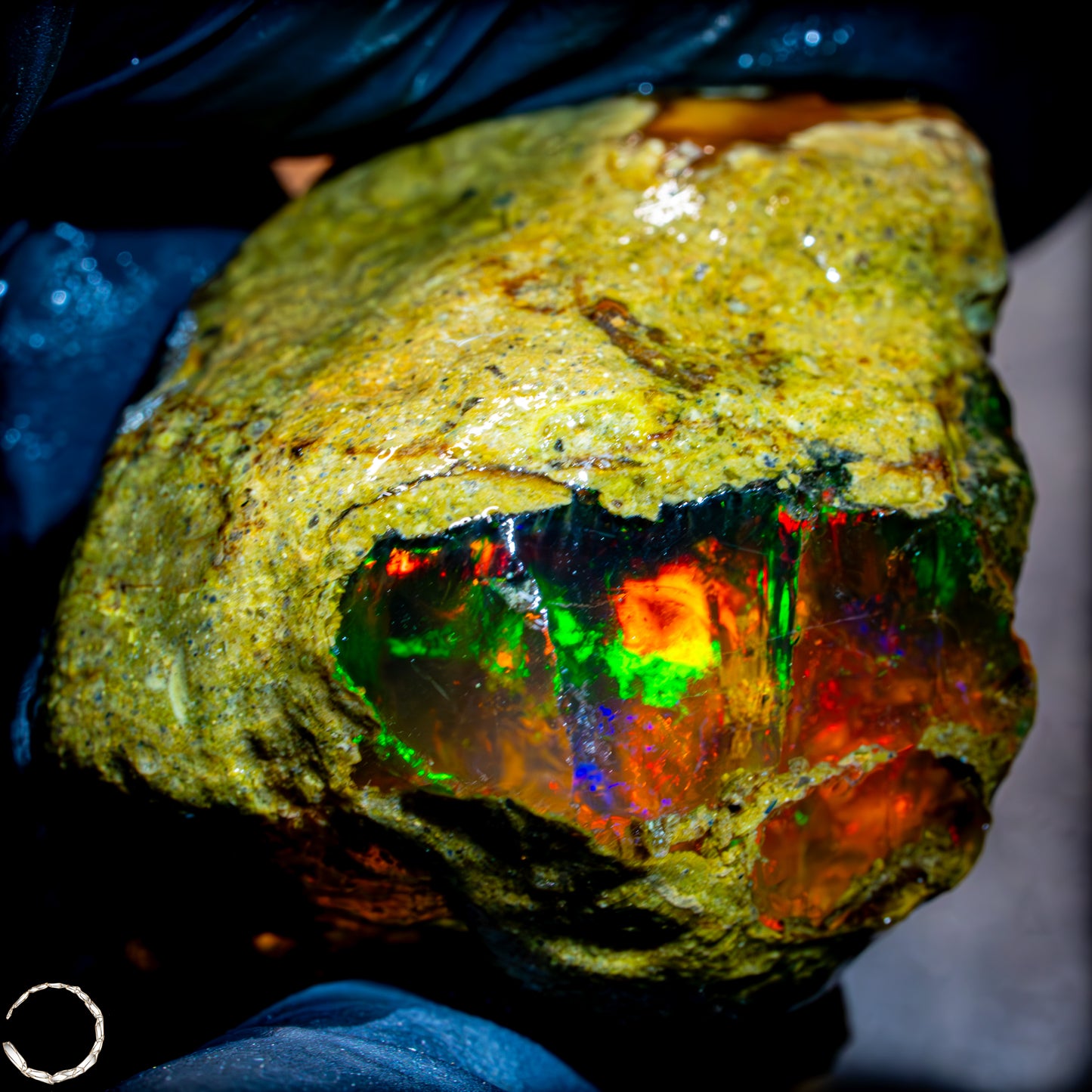 Seltener Natürlicher Großer Kristall-Opal, Äthiopien -166,15 ct