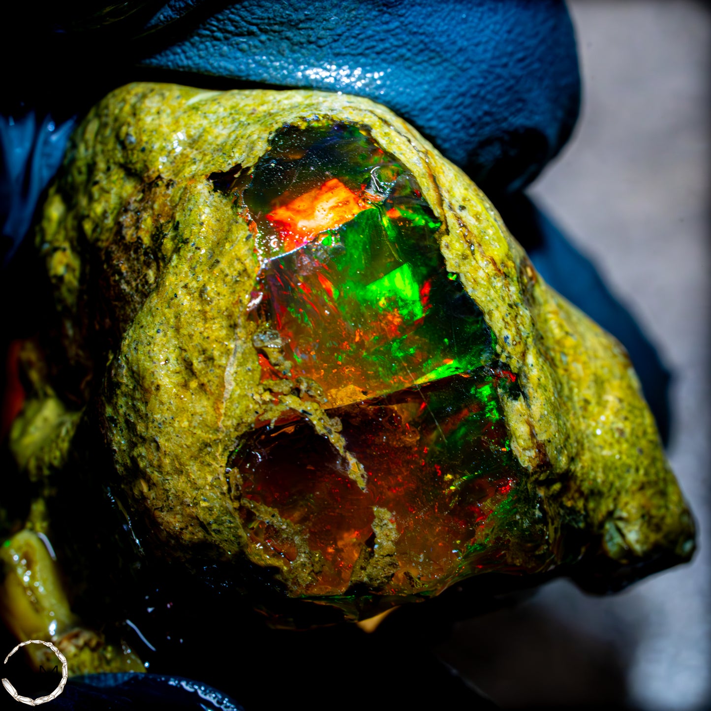 Seltener Natürlicher Großer Kristall-Opal, Äthiopien -166,15 ct