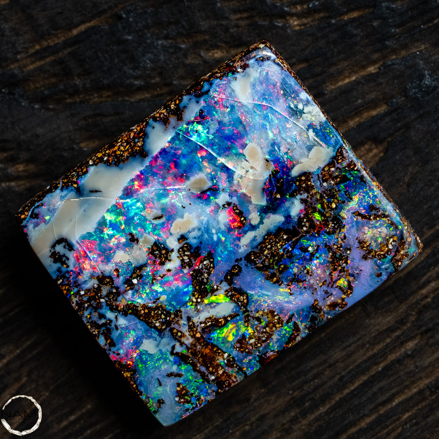 Natürlicher Boulder Opal aus Australien Edelsteinqualität - 3,43g- 17,15Ct