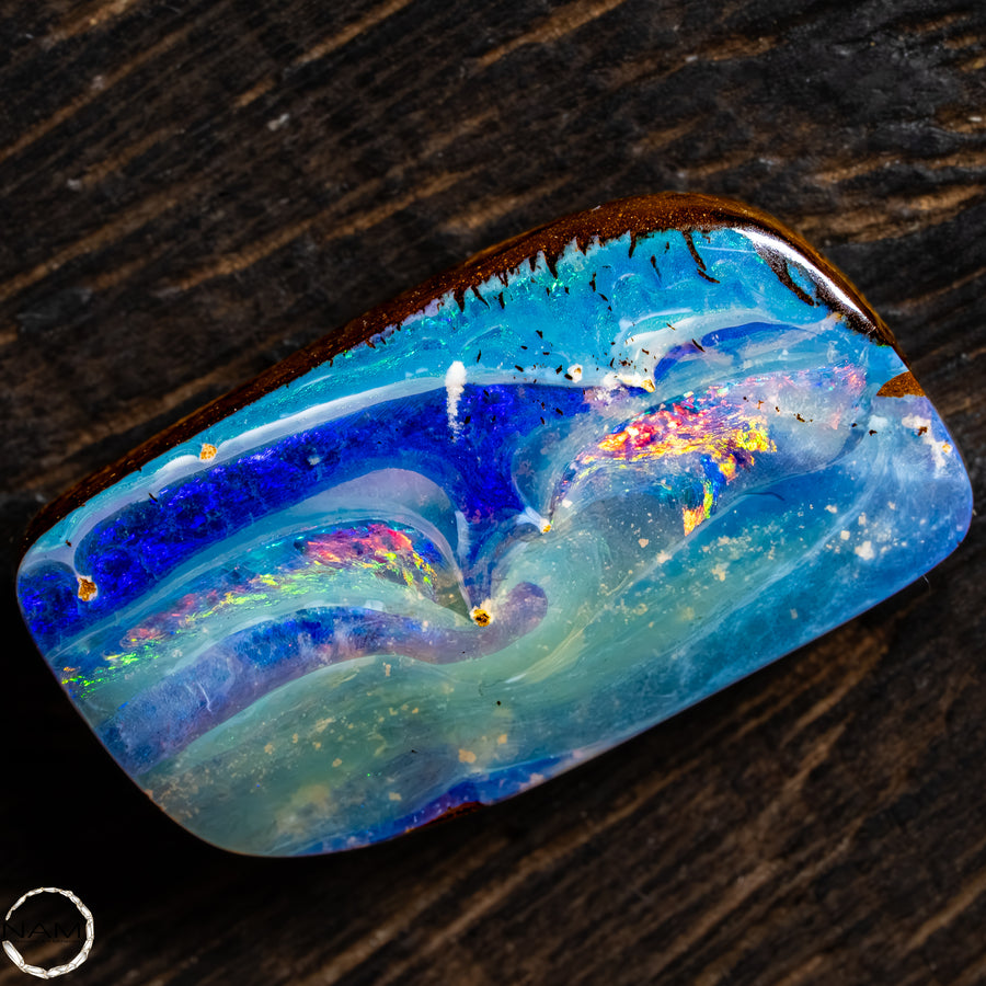 Natürlicher Boulder Opal aus Australien Edelsteinqualität - 3,89g - 19,45Ct