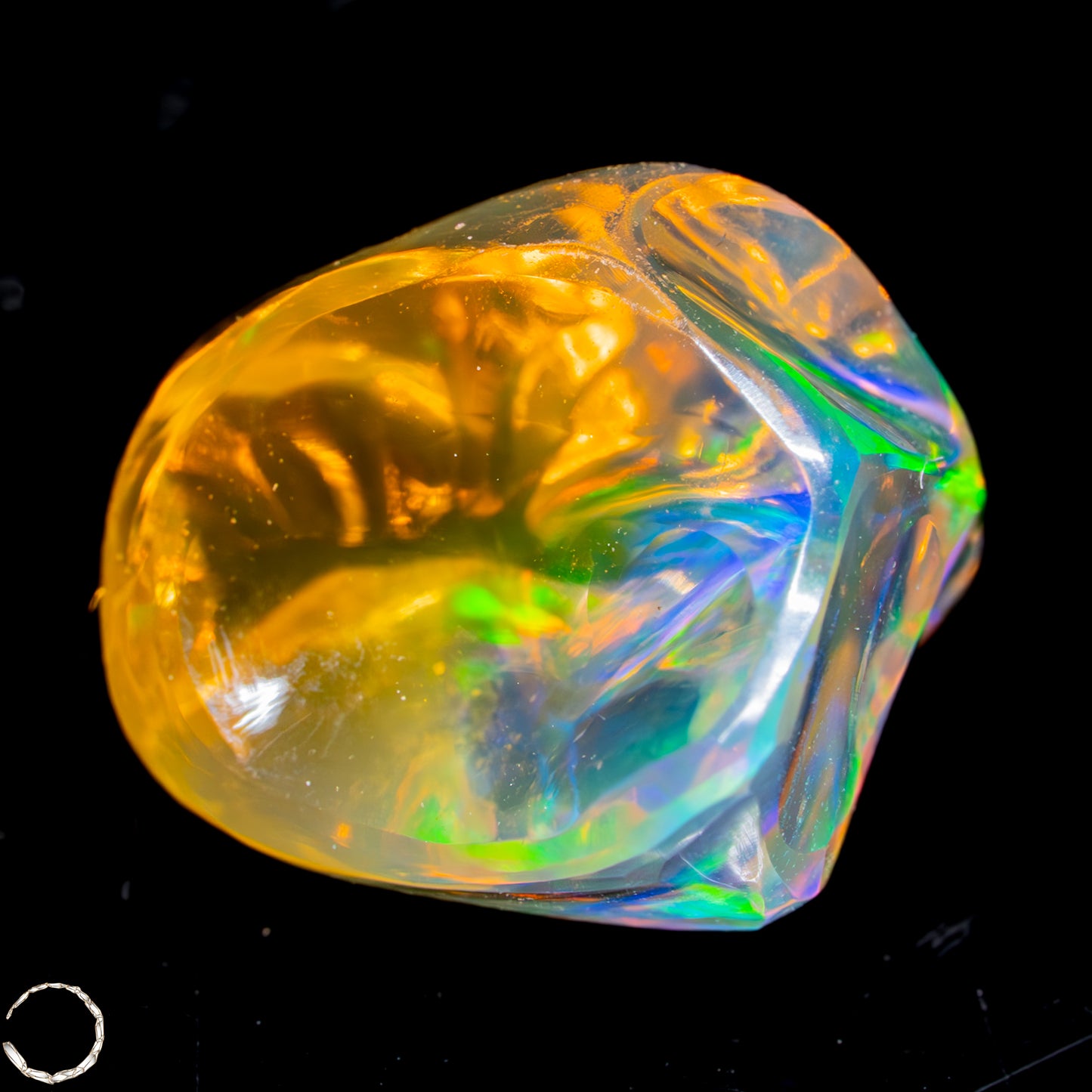 Seltener AAA+ Mexikanischer Feuer-Opal,0,892g/4,46ct