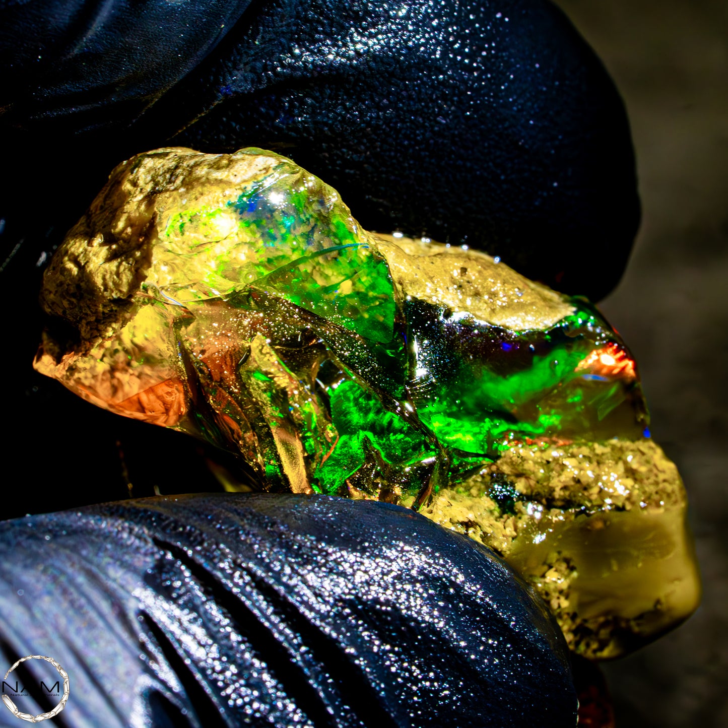 Seltener Natürlicher Großer Kristall-Opal, Äthiopien -11,62g