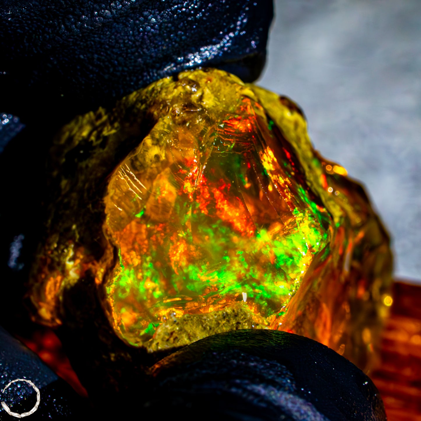 Seltener Natürlicher Großer Kristall-Opal, Äthiopien -14,75g
