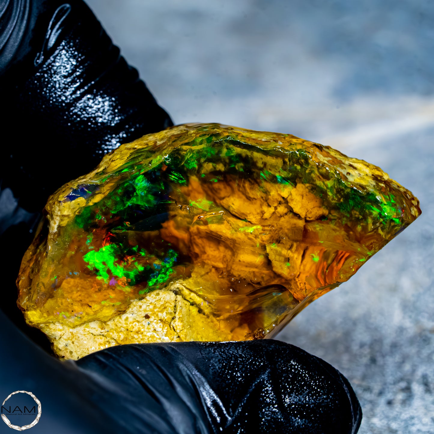 Seltener Natürlicher Großer Kristall-Opal, Äthiopien -37,71g