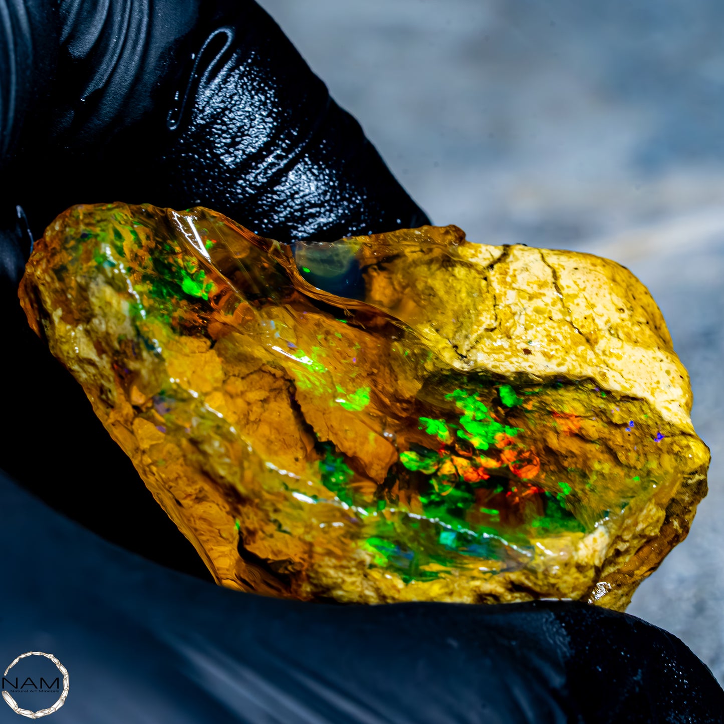 Seltener Natürlicher Großer Kristall-Opal, Äthiopien -37,71g