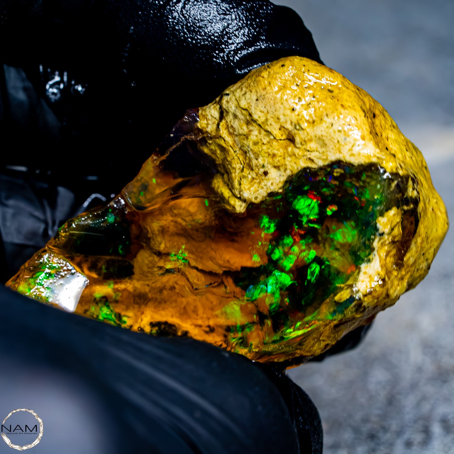 Seltener Natürlicher Großer Kristall-Opal, Äthiopien -37,71g