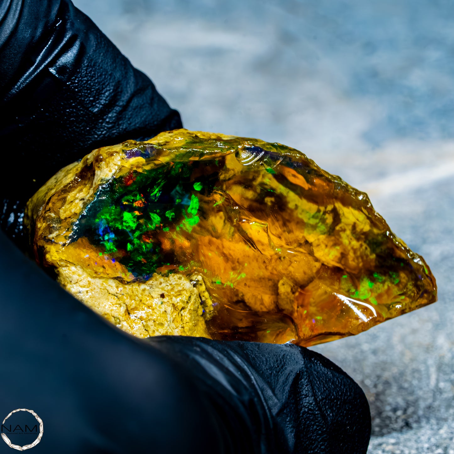 Seltener Natürlicher Großer Kristall-Opal, Äthiopien -37,71g