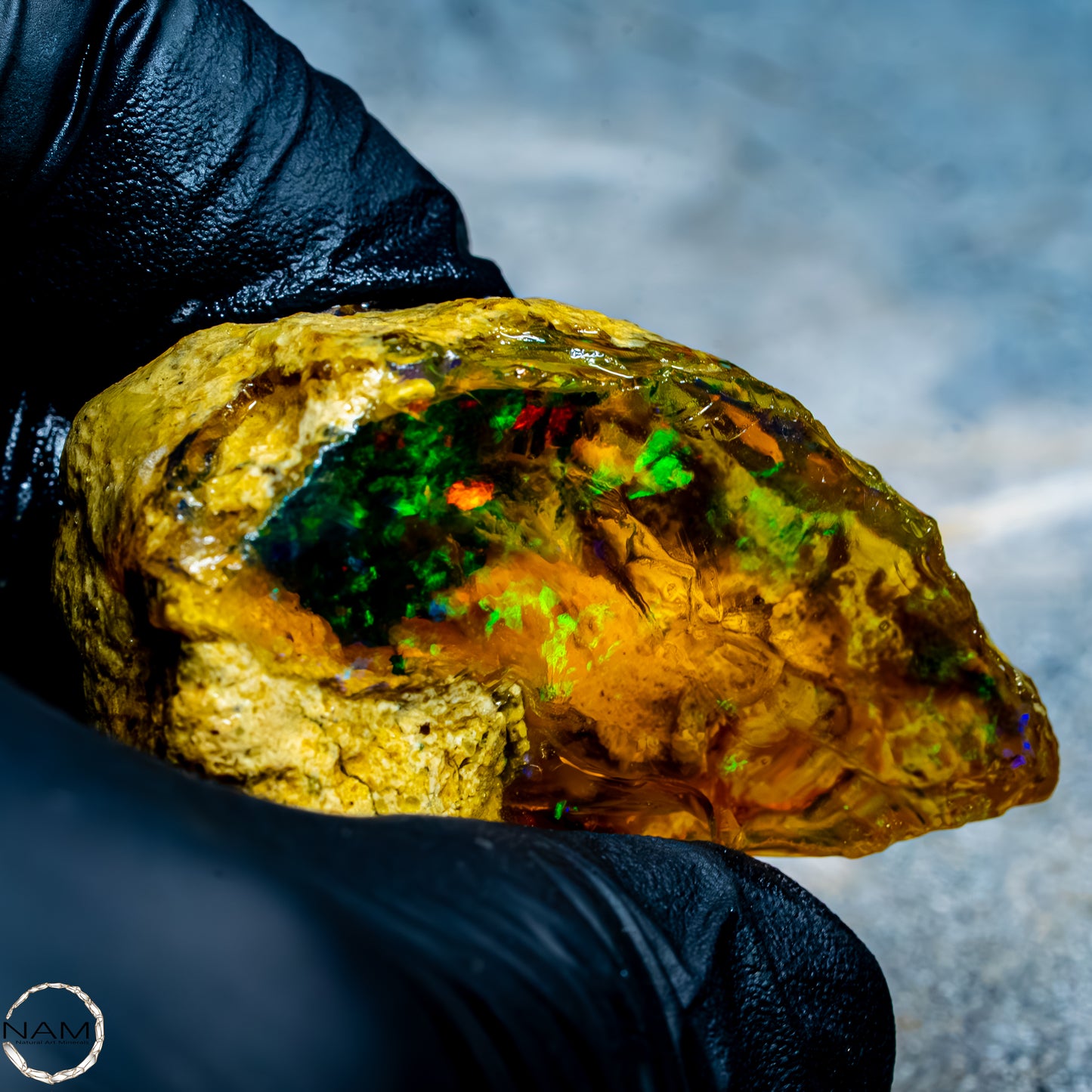Seltener Natürlicher Großer Kristall-Opal, Äthiopien -37,71g