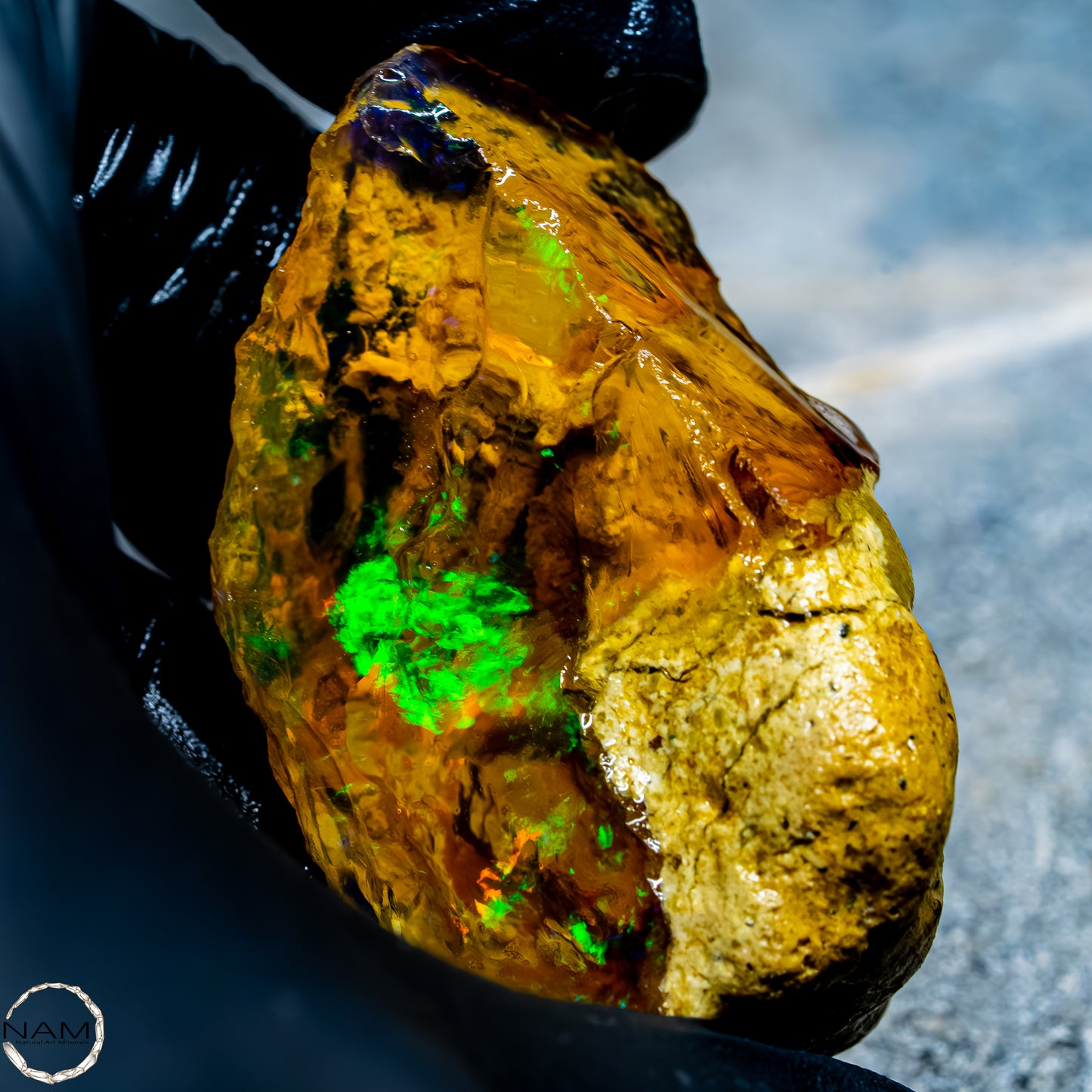 Seltener Natürlicher Großer Kristall-Opal, Äthiopien -37,71g