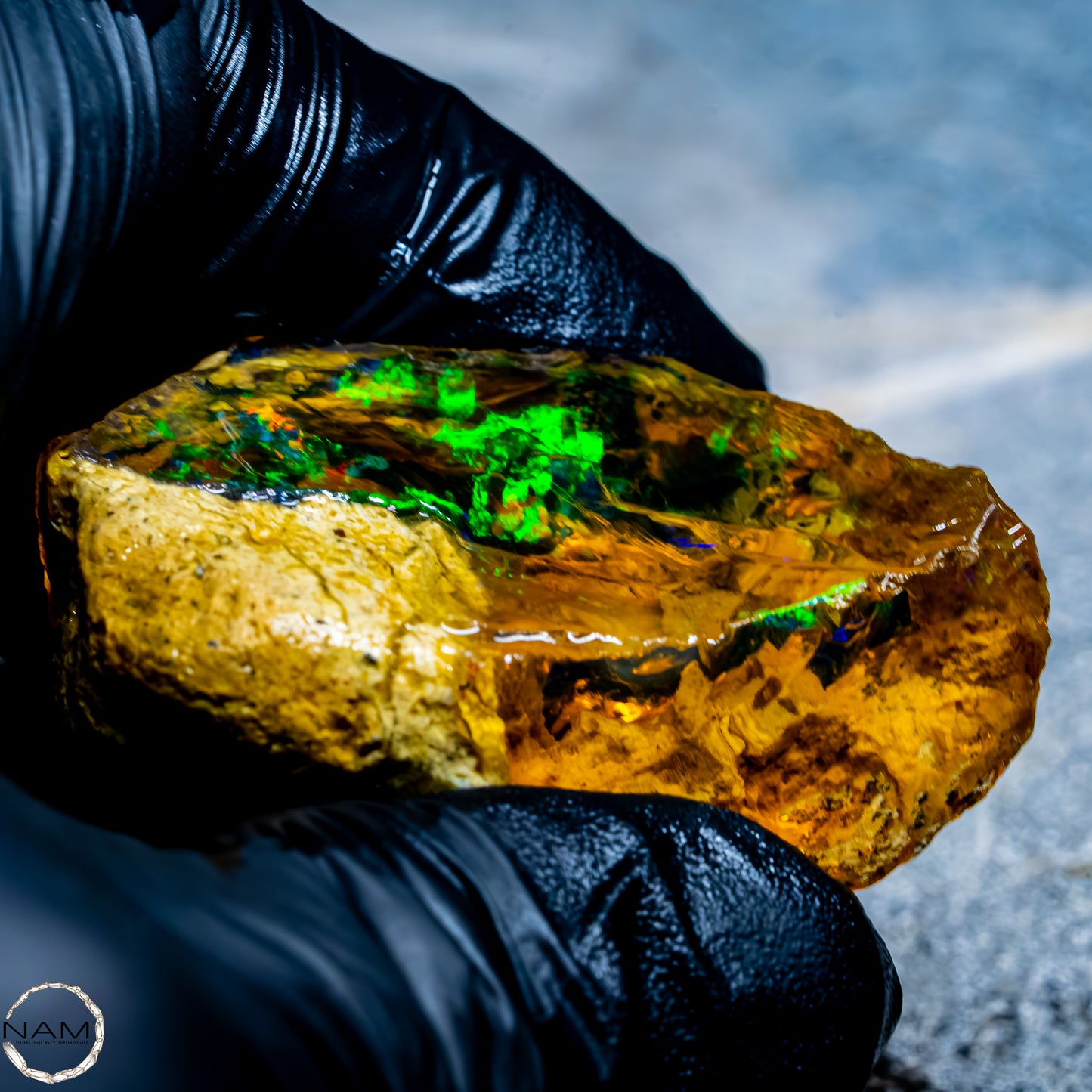 Seltener Natürlicher Großer Kristall-Opal, Äthiopien -37,71g