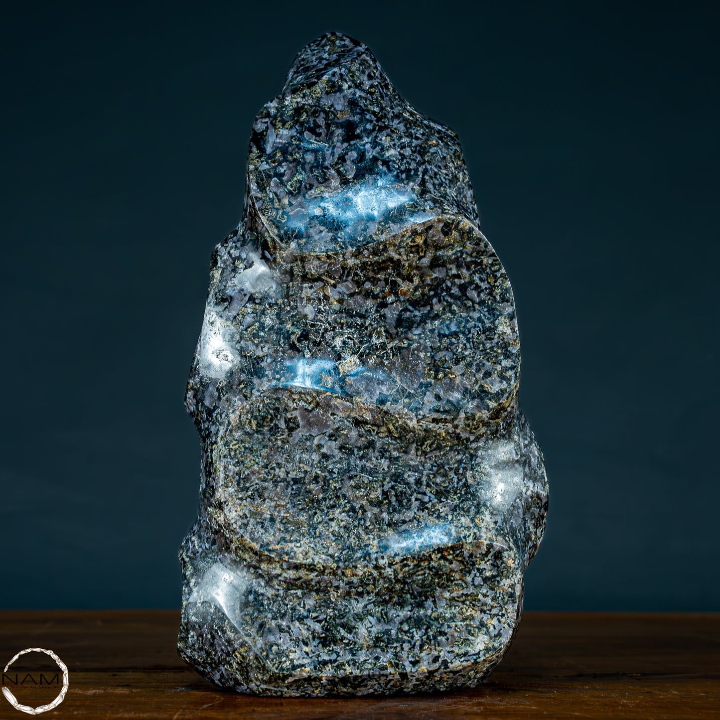 Natürliche Merlinit (Gabbro) Kristall Flamme - 4165,22g