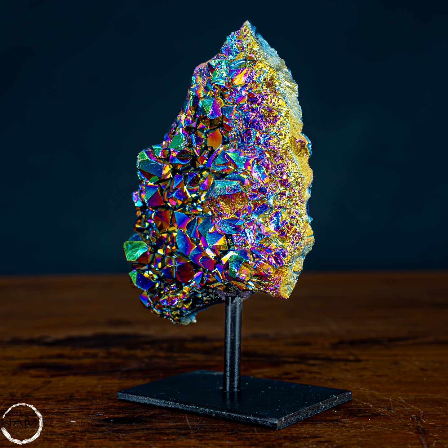 Kristall-Aura-Amethyst auf Ständer – 396,15g