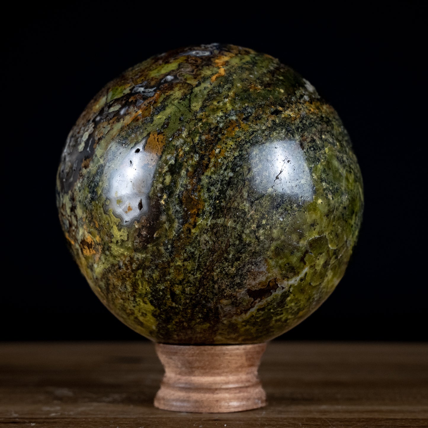 Natürliche Grüne Opal Kugel - 2033,68g - 114,41mm