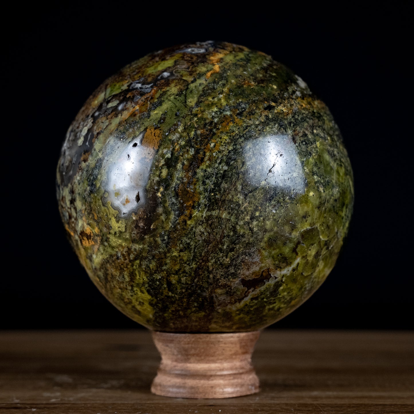 Natürliche Grüne Opal Kugel - 2033,68g - 114,41mm