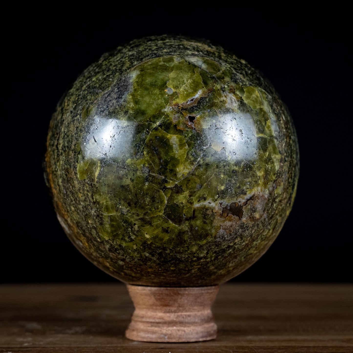 Natürliche Grüne Opal Kugel - 2033,68g - 114,41mm