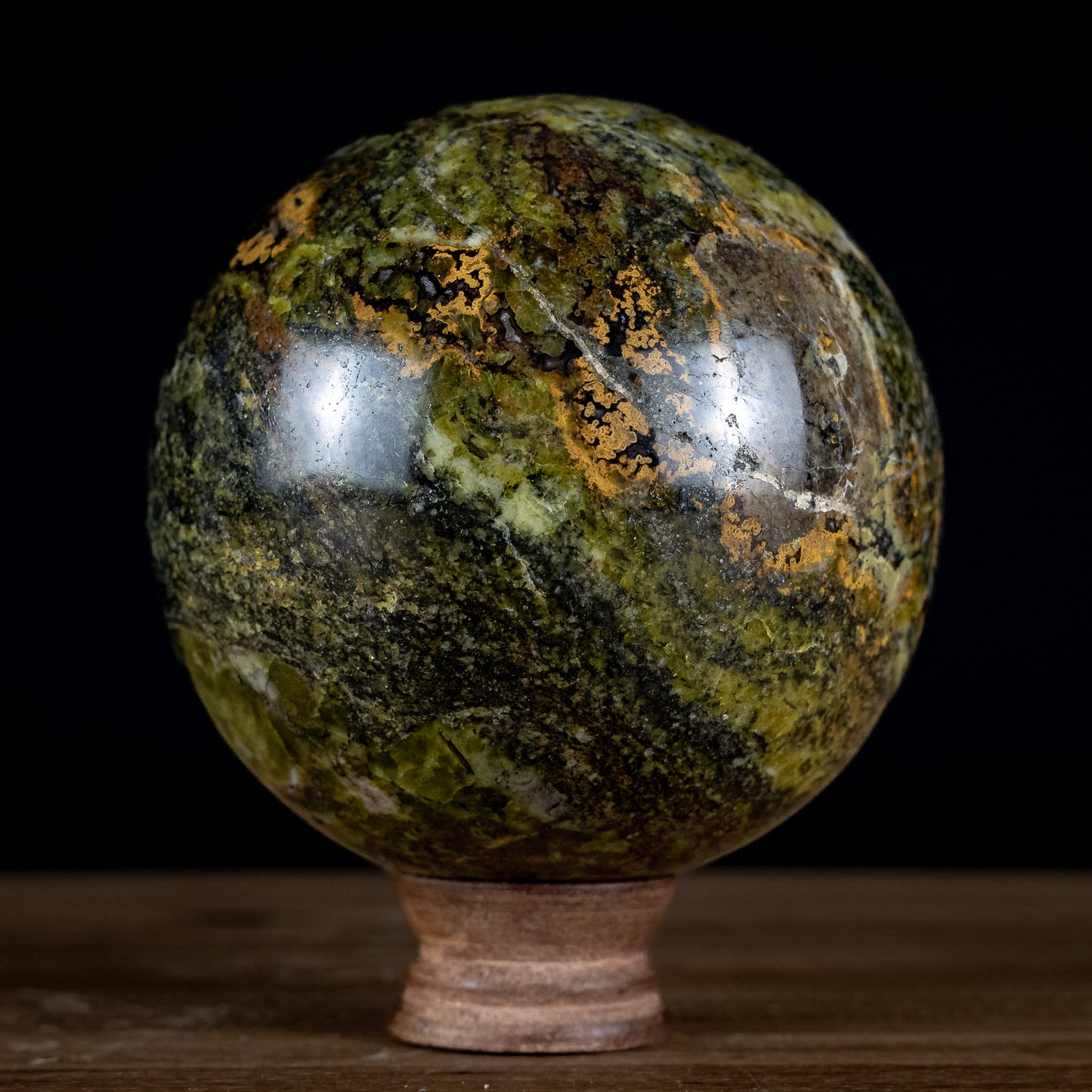 Natürliche Grüne Opal Kugel - 2033,68g - 114,41mm