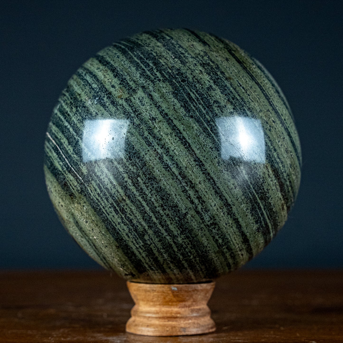 Natürliche Gebänderte Kambaba Kugel - 3180,11g - 133mm