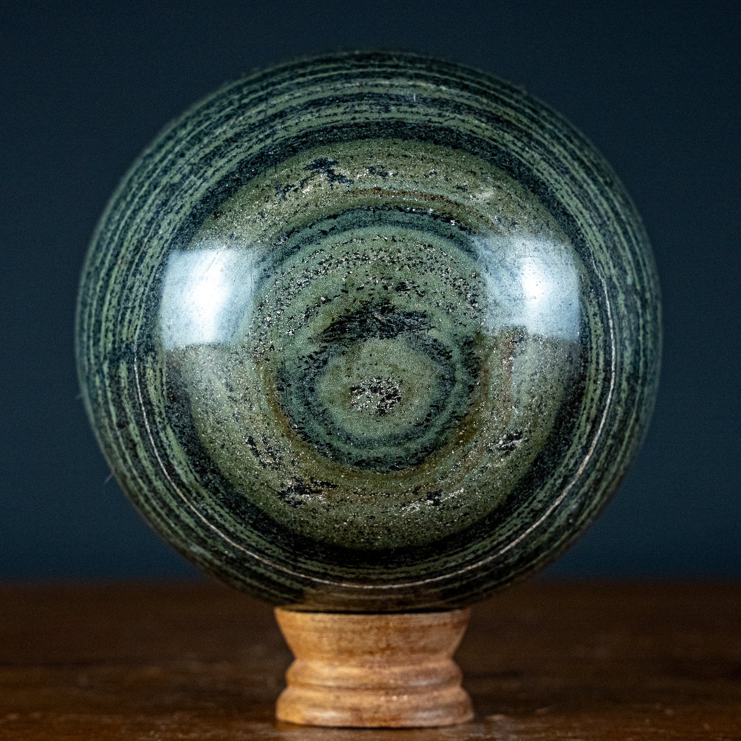 Natürliche Gebänderte Kambaba Kugel - 3180,11g - 133mm