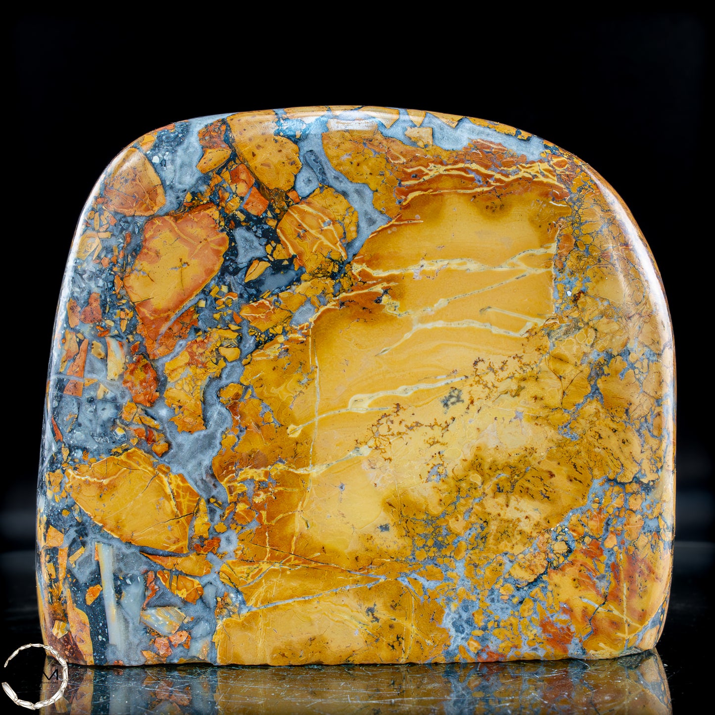 Natürliche Indonesische Picture Jasper-Kristall Freiform – 1502,64g