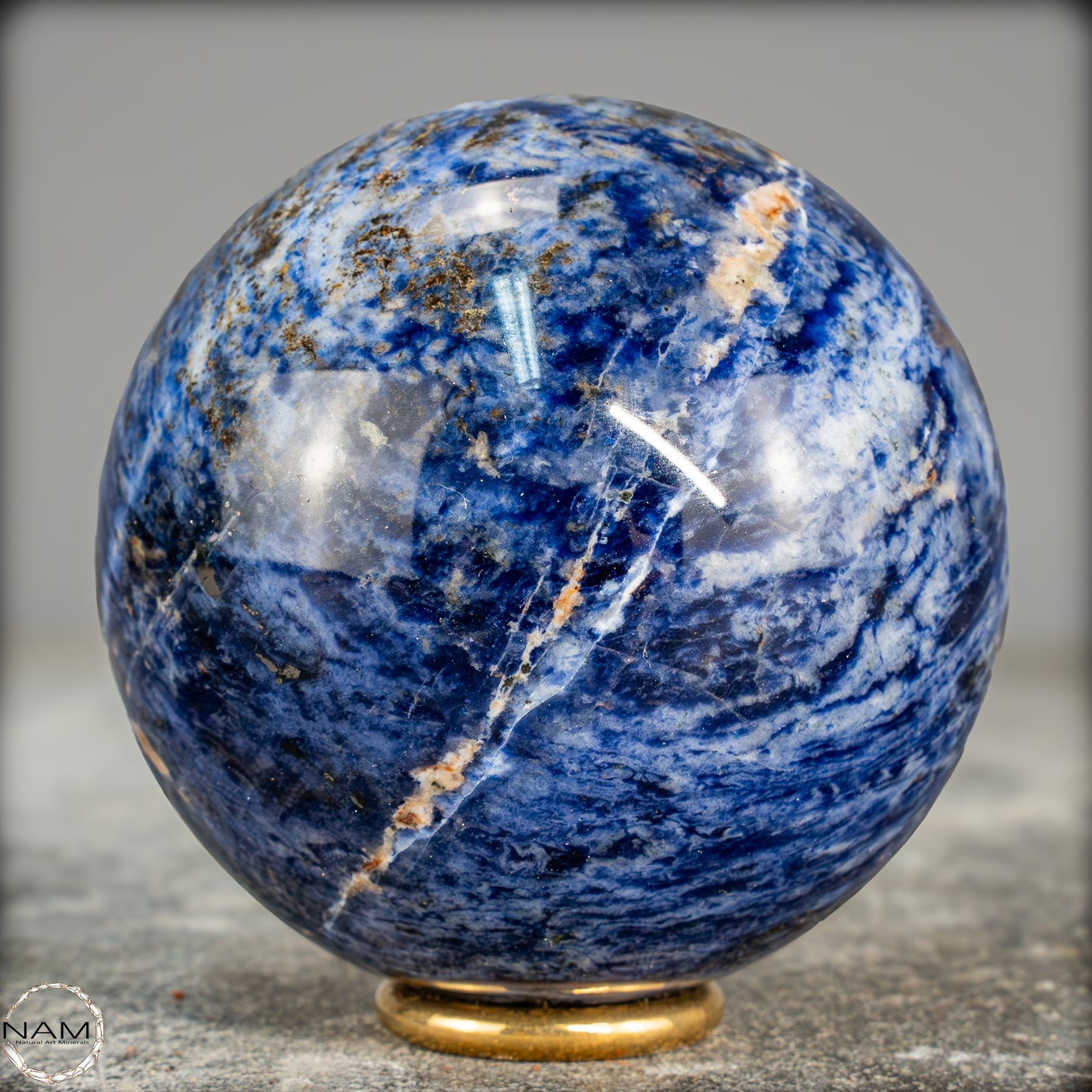 Natürliche Sodalith Kugel – 485,19g - 72mm