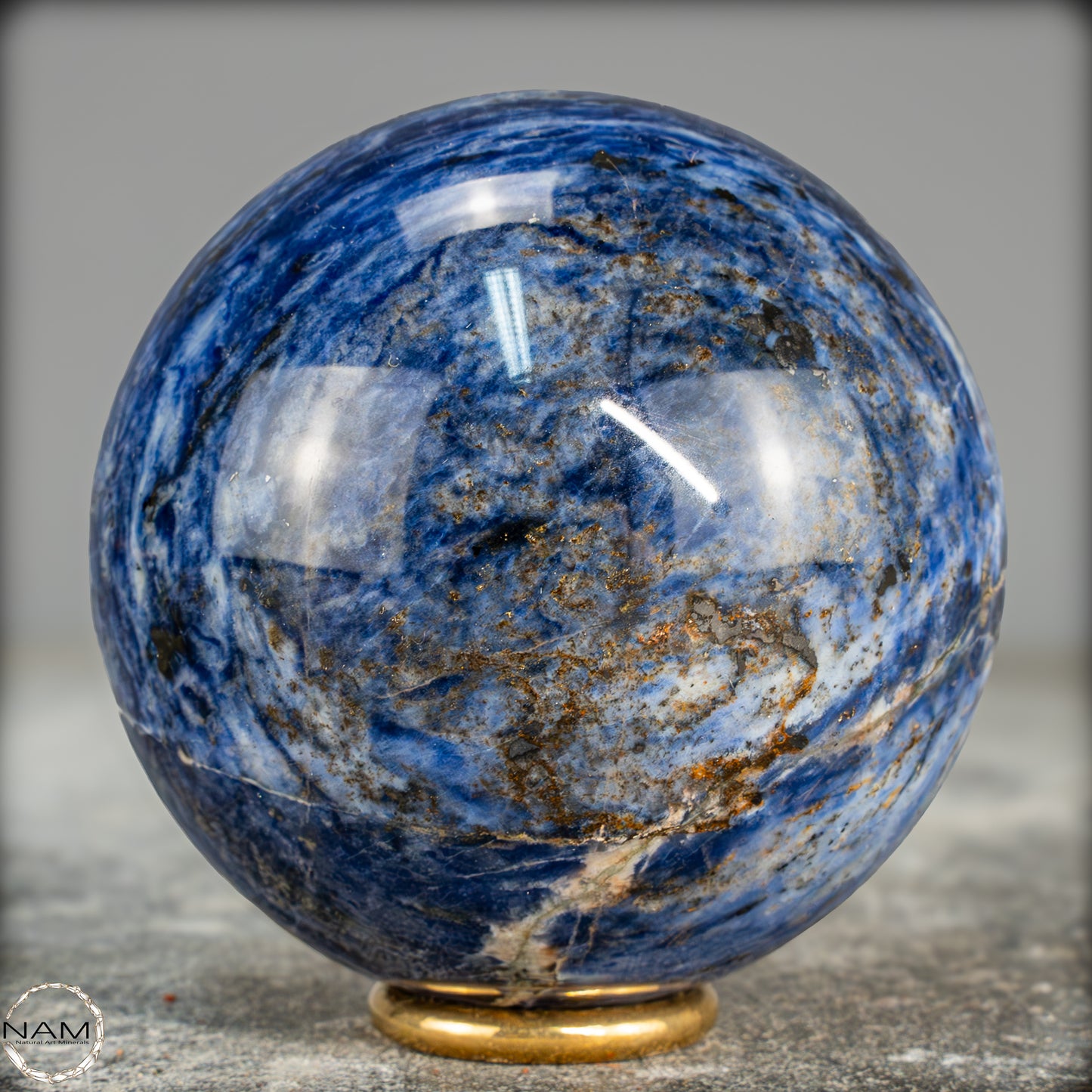 Natürliche Sodalith Kugel – 485,19g - 72mm