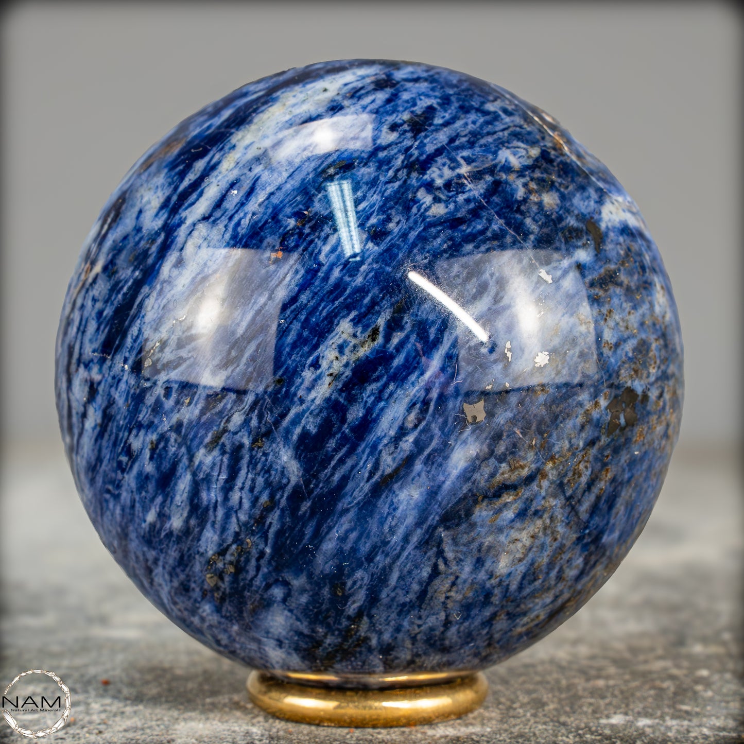 Natürliche Sodalith Kugel – 485,19g - 72mm