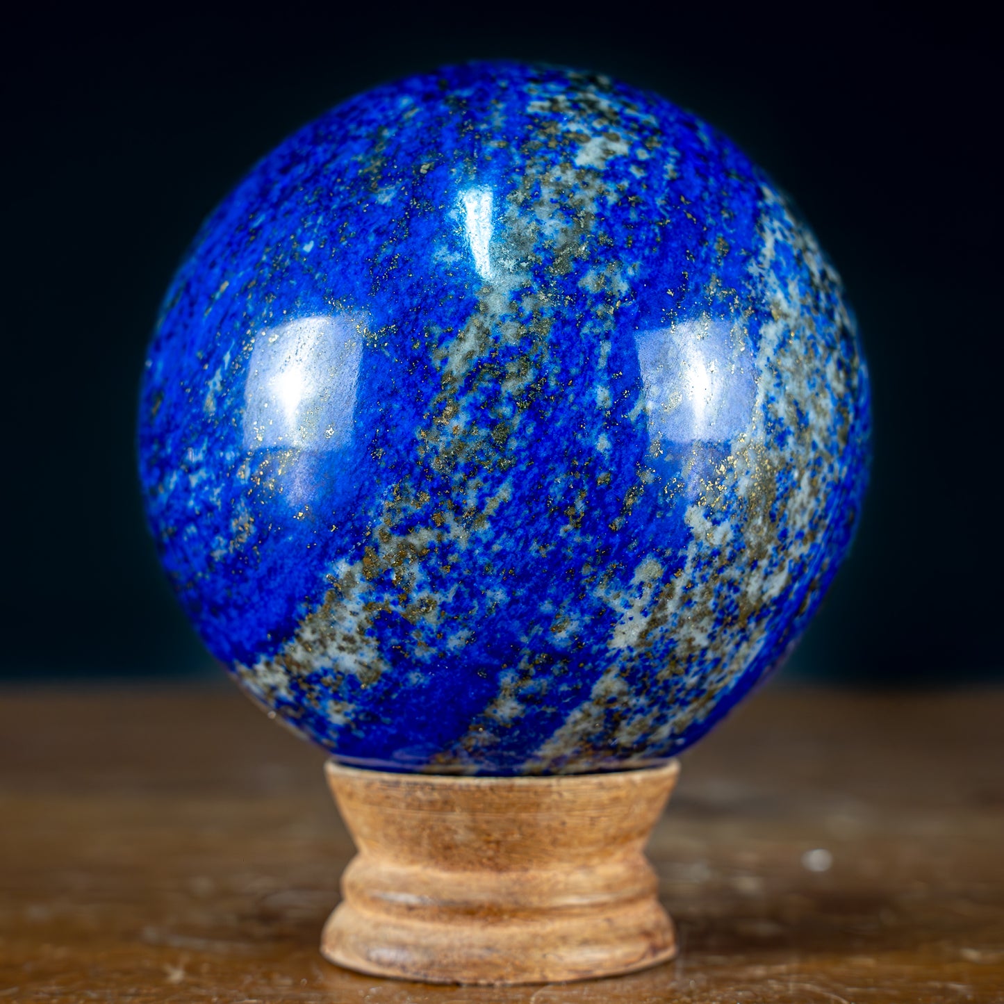 Natürliche Königsblaue Lapislazuli-Kristall-Kugel - 1185,63g - 92mm