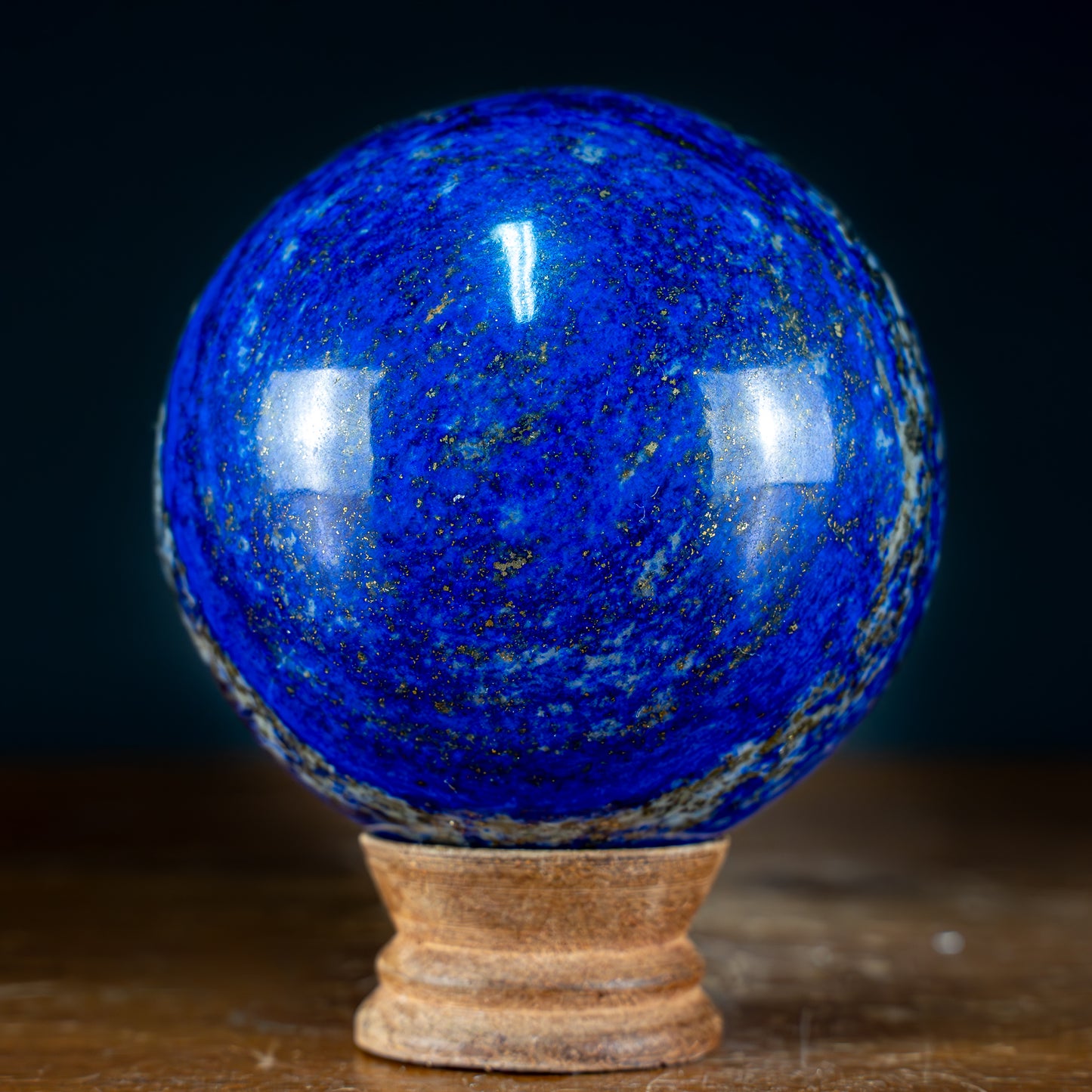 Natürliche Königsblaue Lapislazuli-Kristall-Kugel - 1185,63g - 92mm