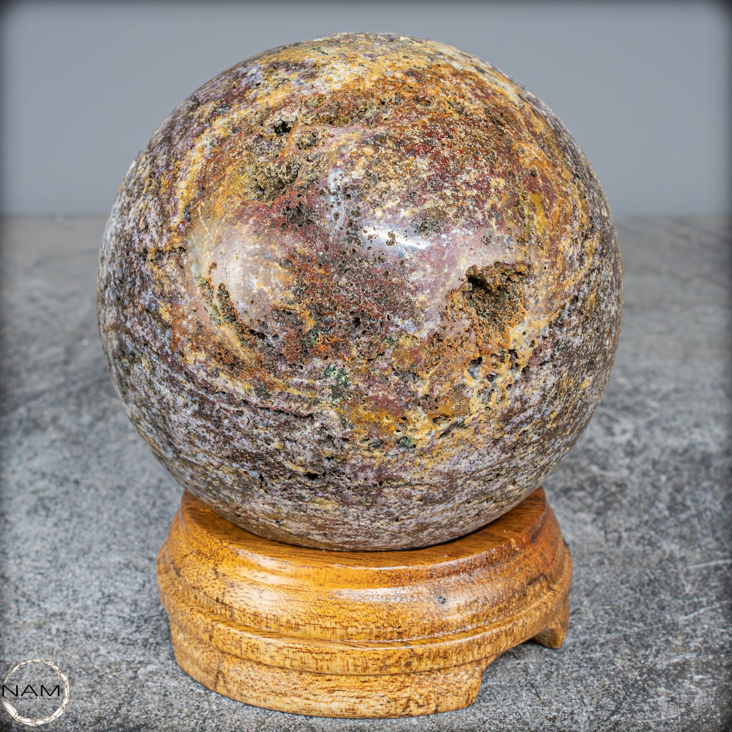Natürliche Achat-Kristall Kugel aus Indonesien, selten - 1402,38g