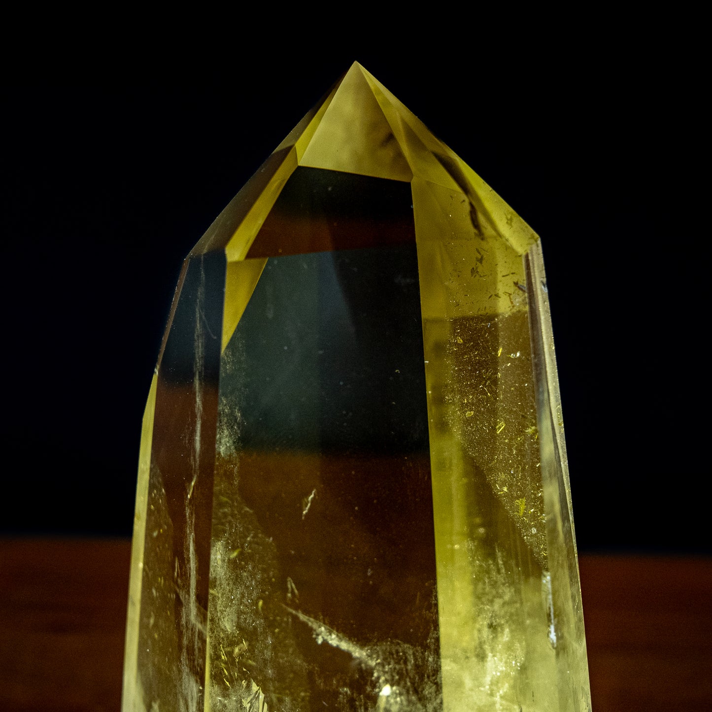 Großer Transparenter Citrin Obelisk - Brasilien - 1170,29g