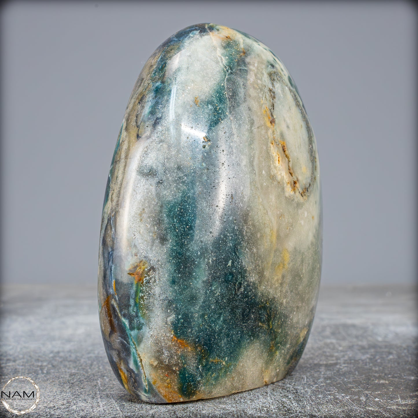 Natürlicher Ocean Jaspis-Achat Freiform - 705,28g