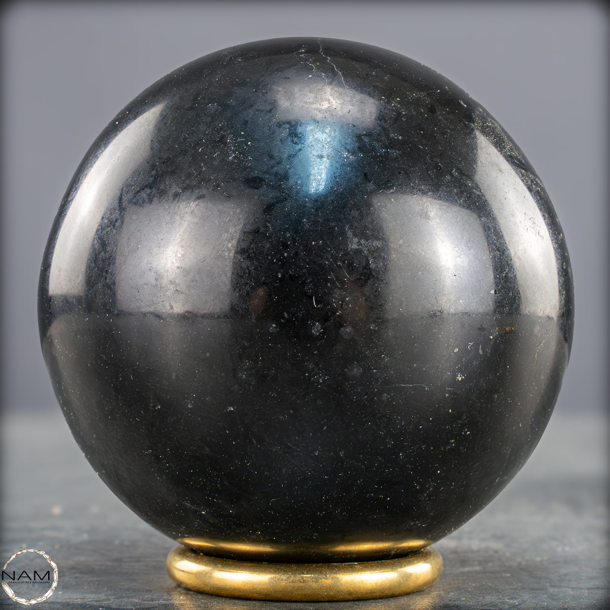 Schwarze Tourmalin-Kristall Kugel aus Brasilien - 722,33g - 78mm