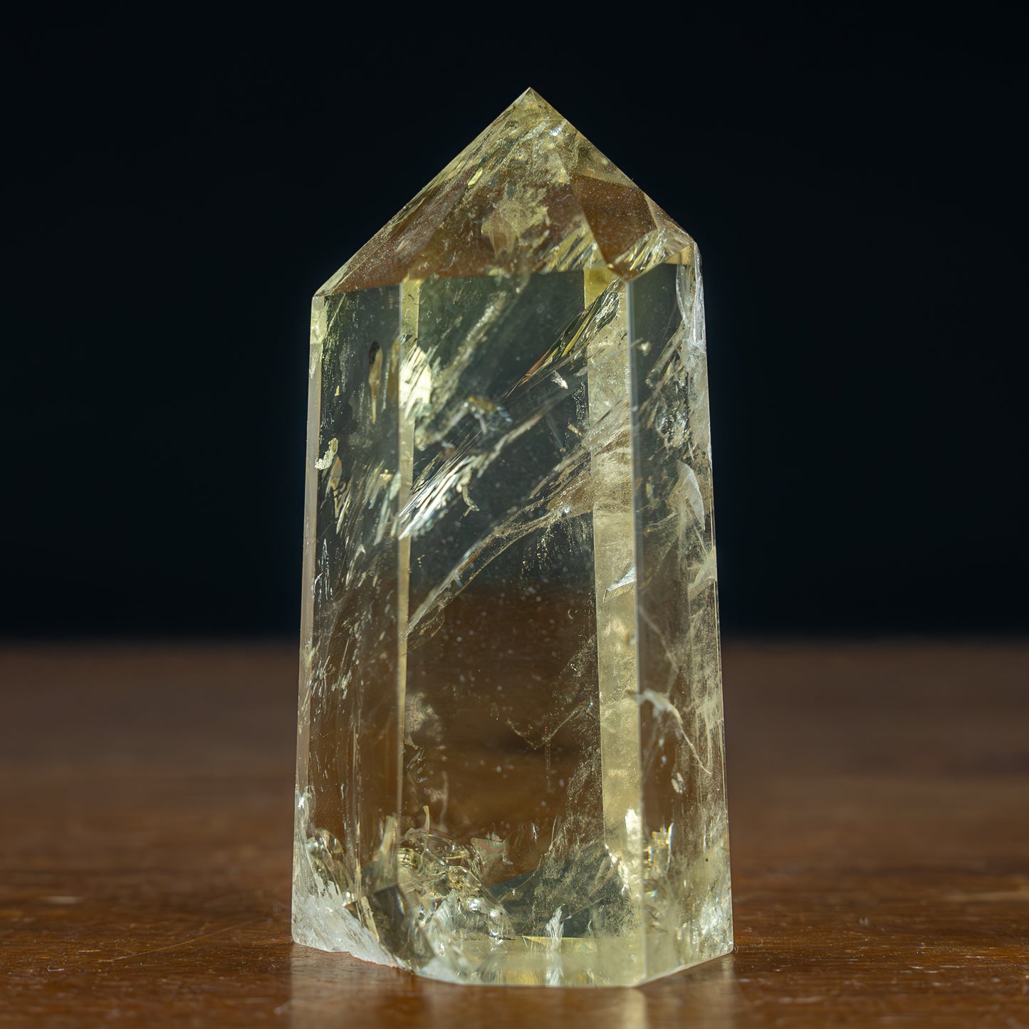 Top Qualität Natürlicher Transparenter Citrin Obelisk - Brasilien - 246,05g