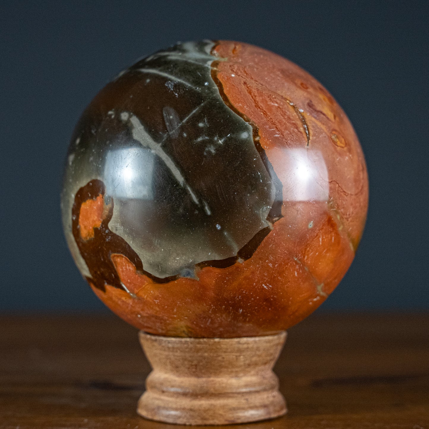 Polychrome Jaspis Kugel - 986,91g - 89mm