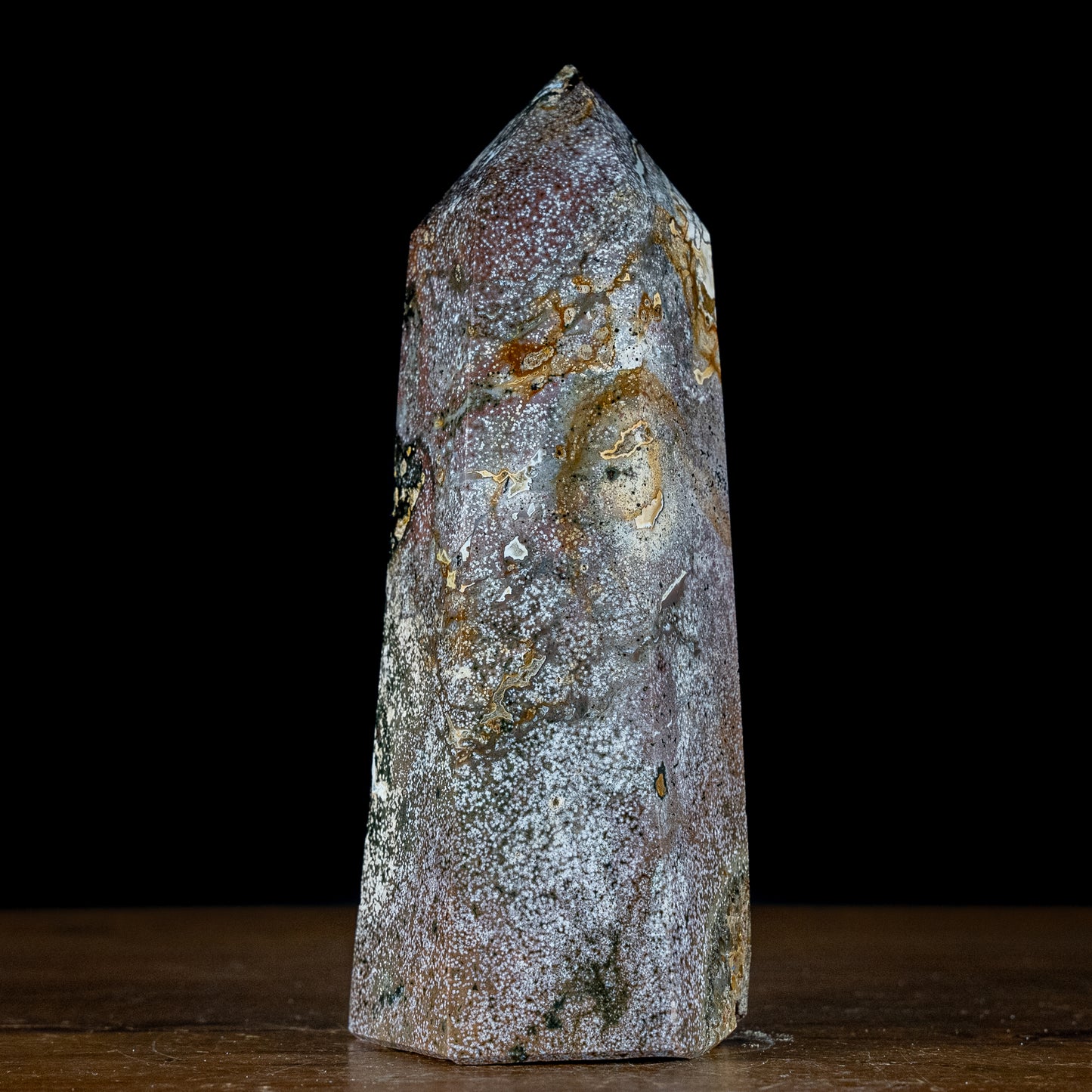 Jaspis-Achat Obelisk - 1574,61g