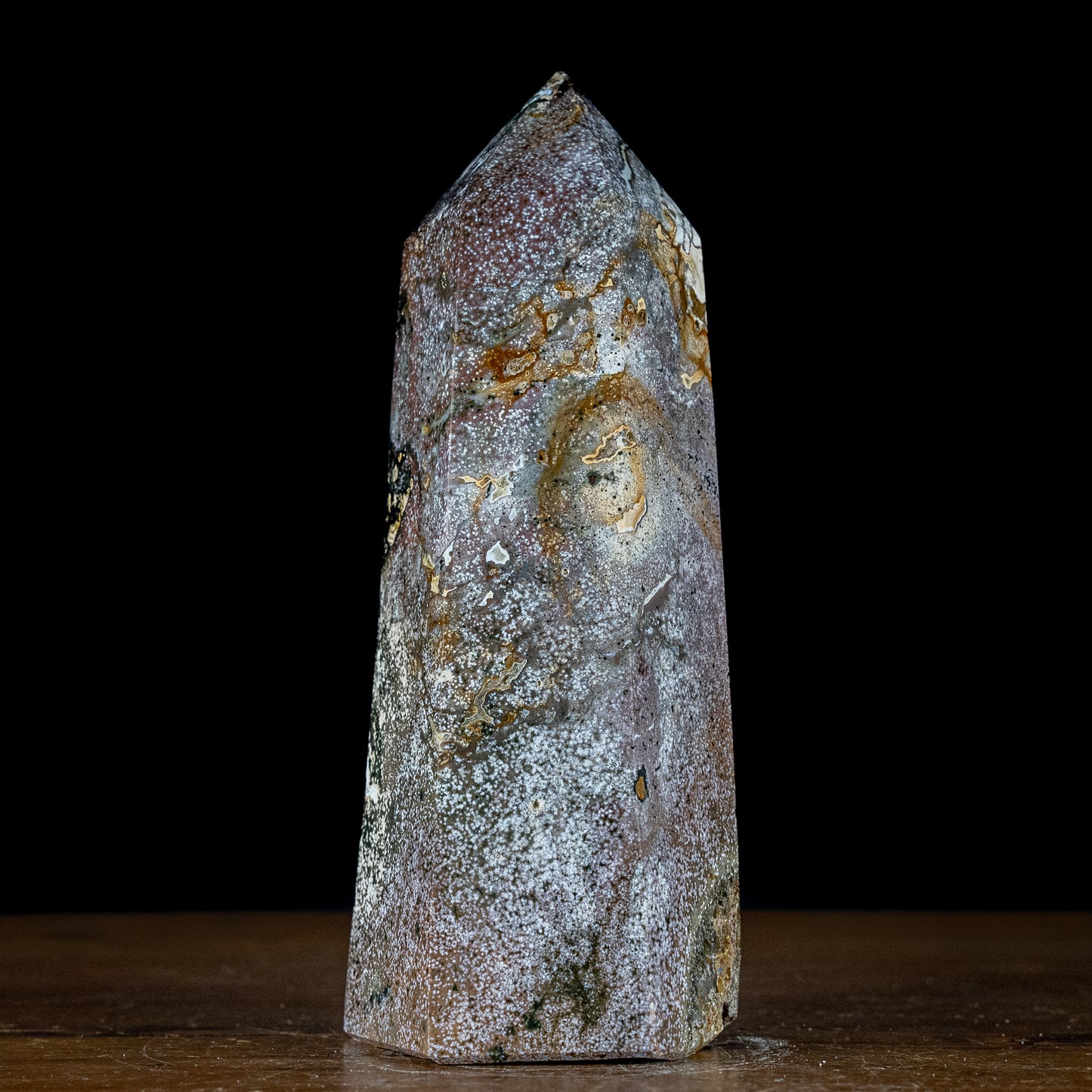 Jaspis-Achat Obelisk - 1574,61g