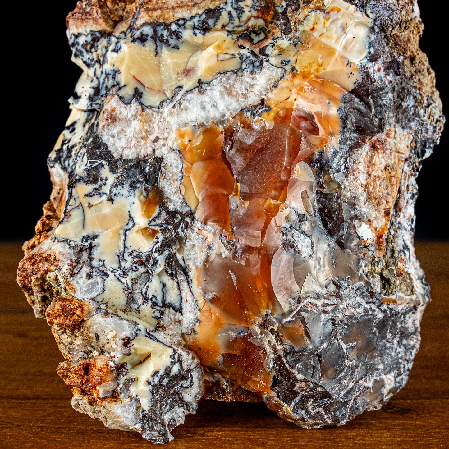 Natürlicher Mexikanische Mehrfarbige-Feueropal Roh - 2135,82g