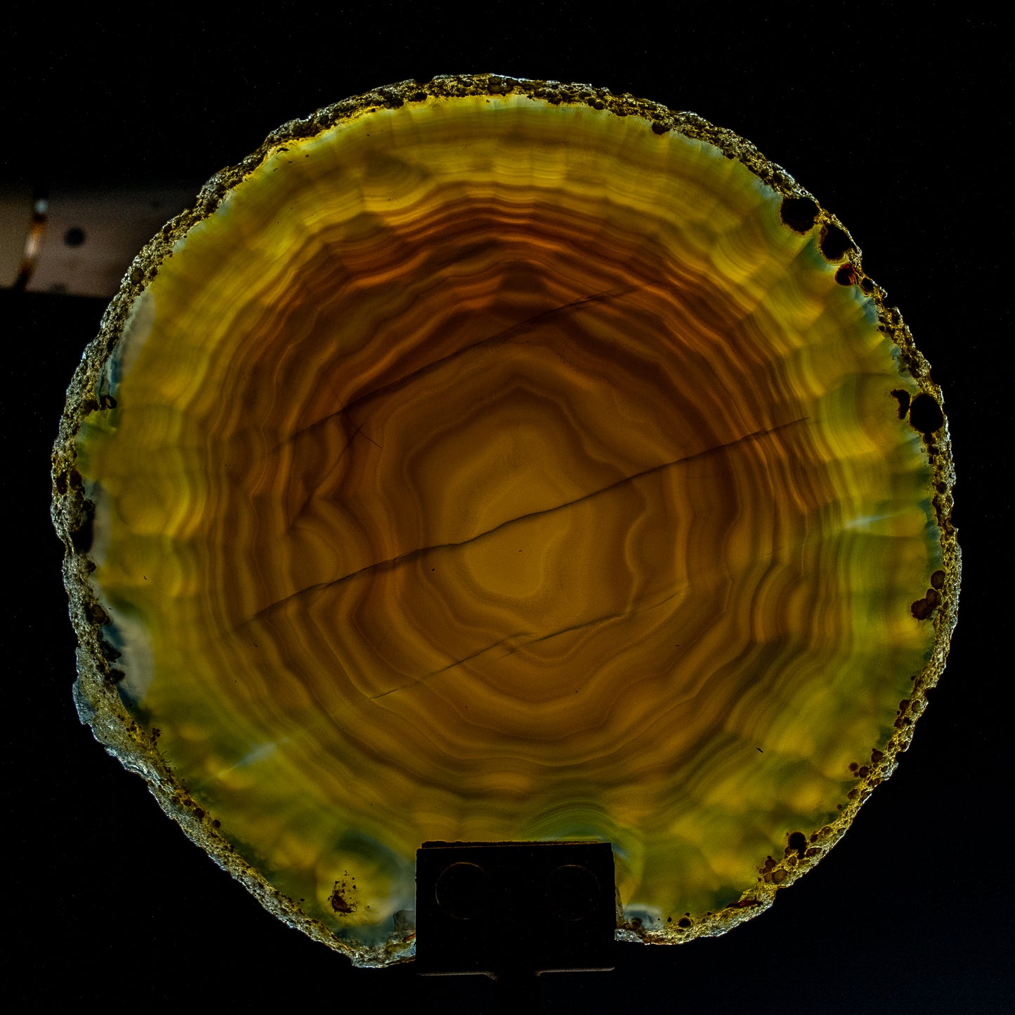 Natürliche Achat Scheibe aus Brasilien - 684,55g