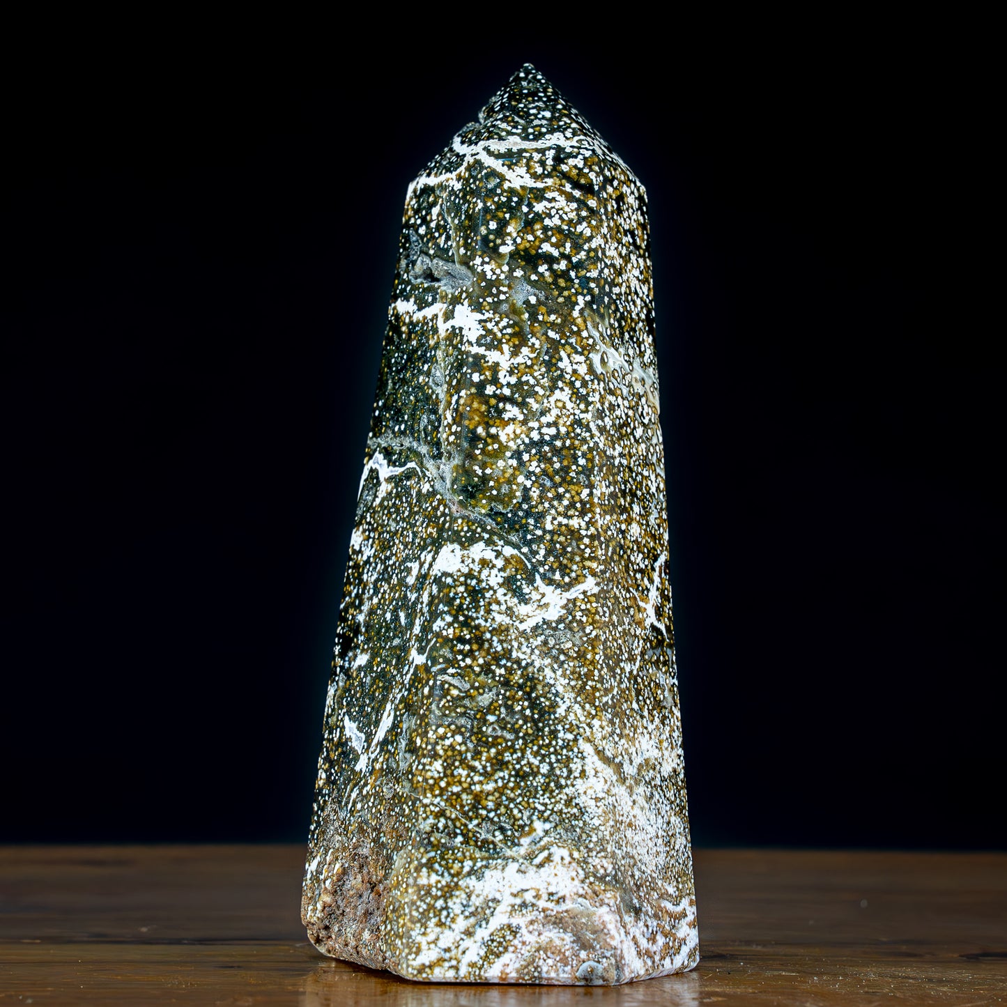 Natürlicher Ozean-Jaspis Kristall Obelisk - 1677,86g