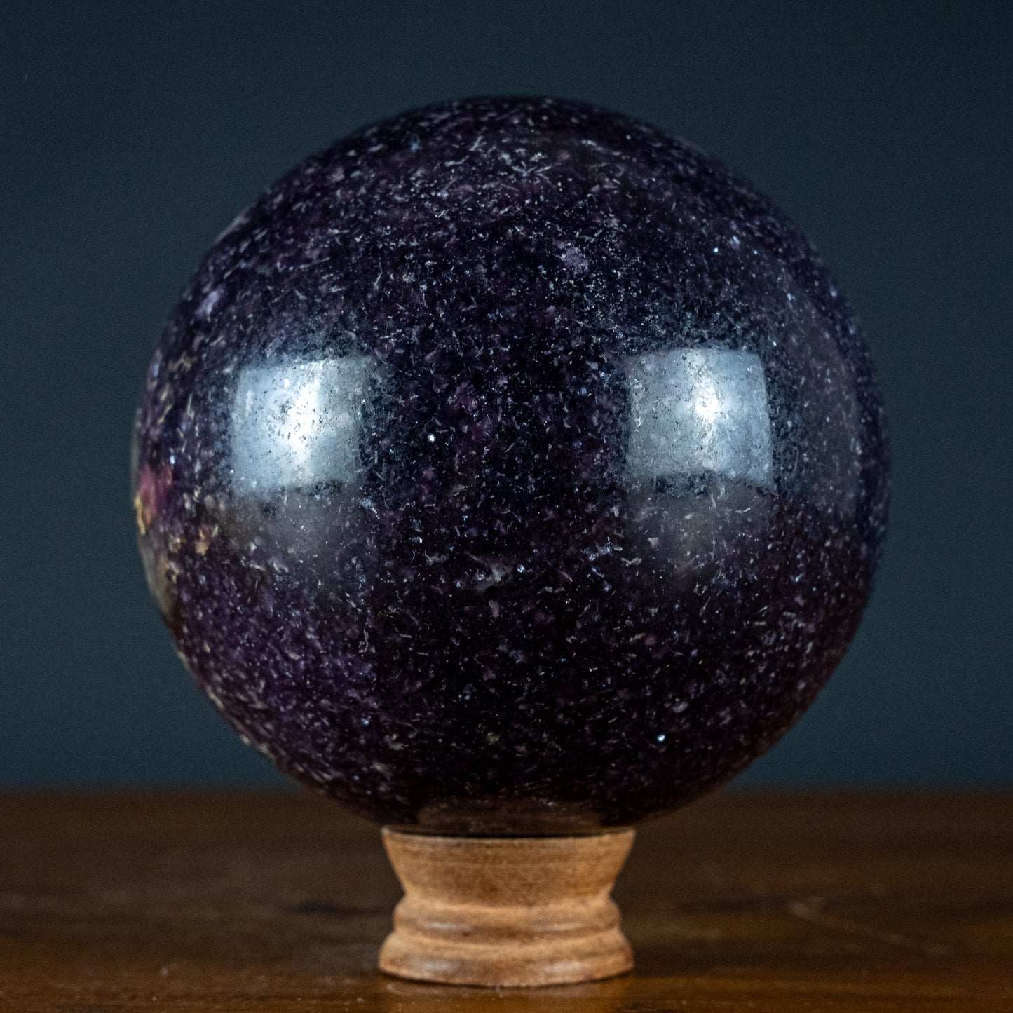 Lepidolith Kugel, Spitzenqualität - 3124,25g - 137mm